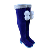 1849 Hatsune Miku 2012 Snow Miku Cosplay Shoes for Anime Conventions - Halloweez